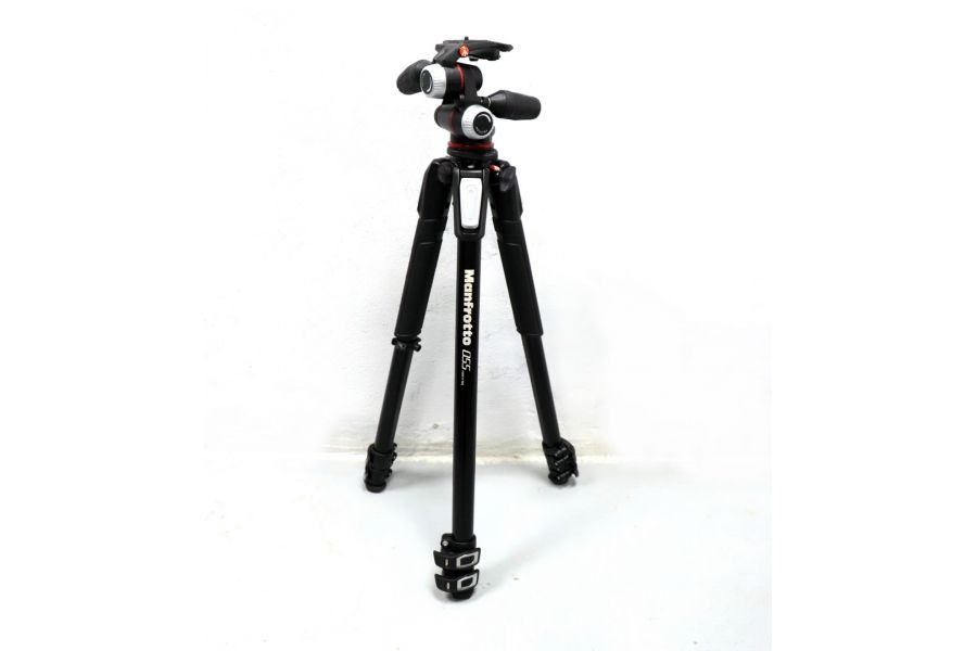 Штатив Manfrotto 055 + голова manfrotto MHXPRO-3W