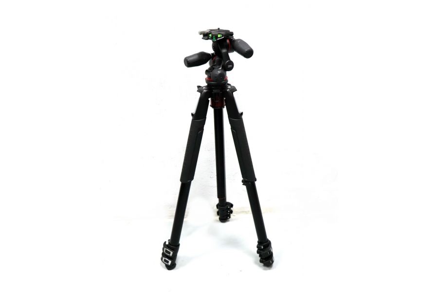 Штатив Manfrotto 055 + голова manfrotto MHXPRO-3W