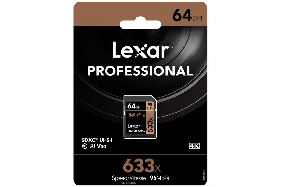 Карта памяти Lexar Professional 633x SDXC 64GB