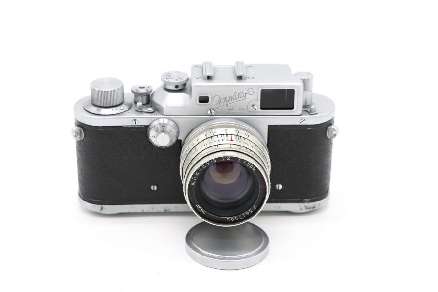 Зоркий 3 + Юпитер-8 kit в упаковке (СССР, 1954)