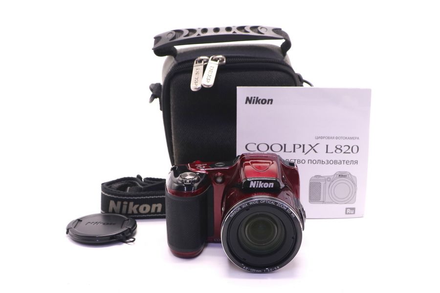 Nikon Coolpix L820 red