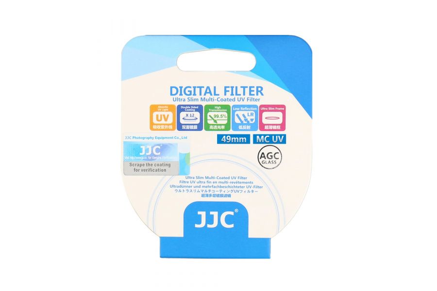 Светофильтр JJC Ultra-Slim MC-UV 49mm