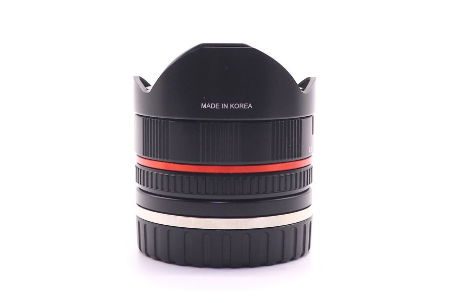 Samyang 8mm f2.8 UMC Fish-Eye E в упаковке