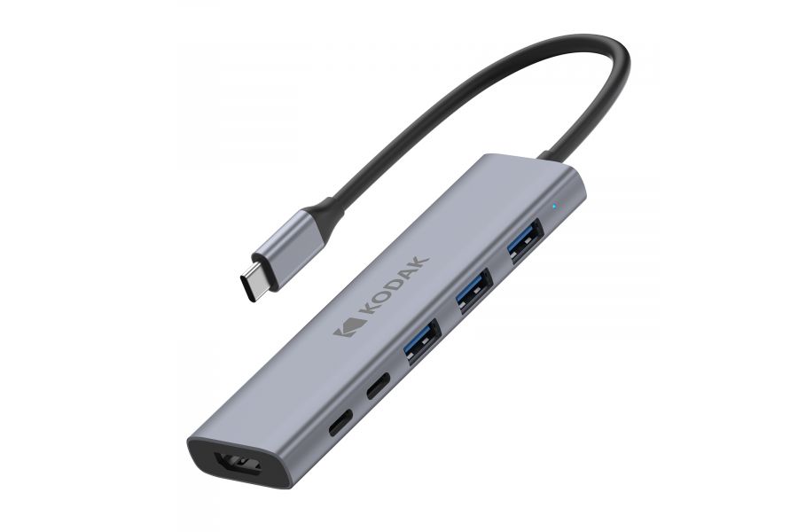 Разветвитель Kodak USB-C Hub (6-IN-1 & HDTV) T340