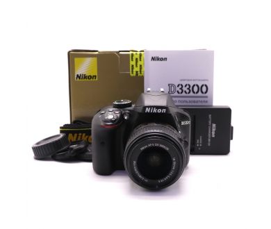 Nikon D3300 kit в упаковке (пробег 555 кадров)