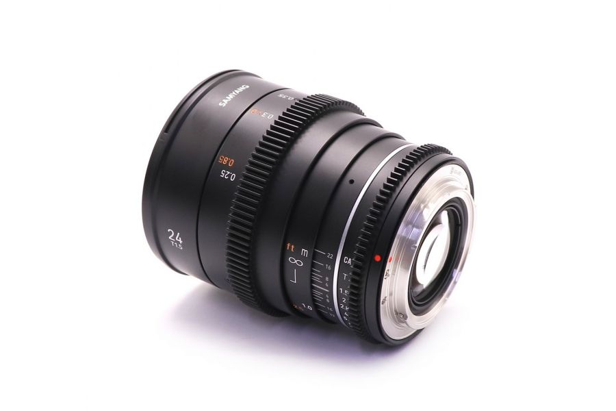 Samyang VDSLR 24mm T1.5 MK2 Canon EF в упаковке