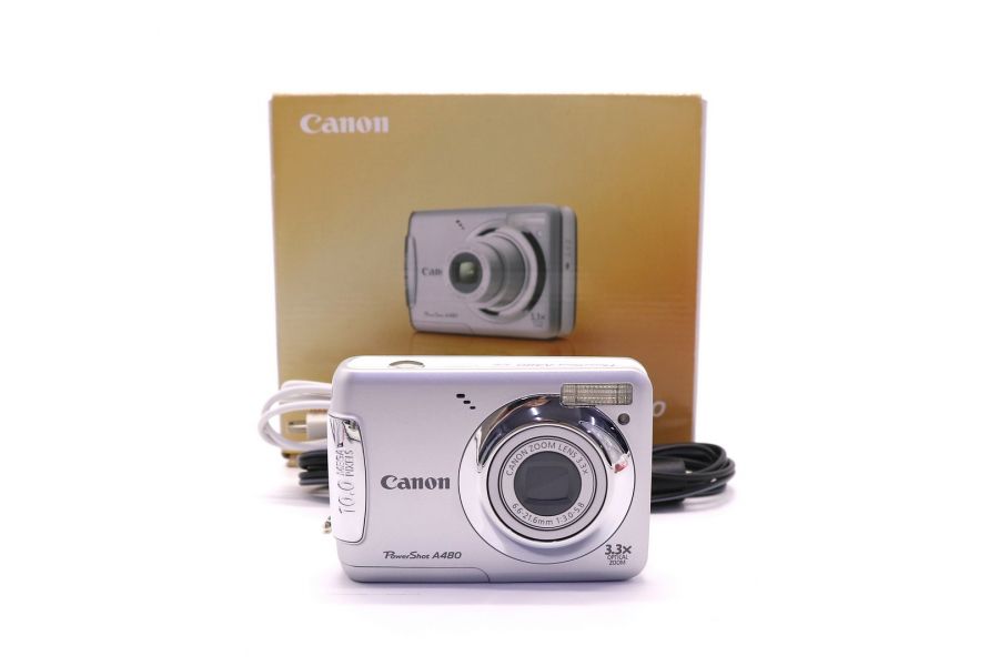 Canon PowerShot A480 в упаковке