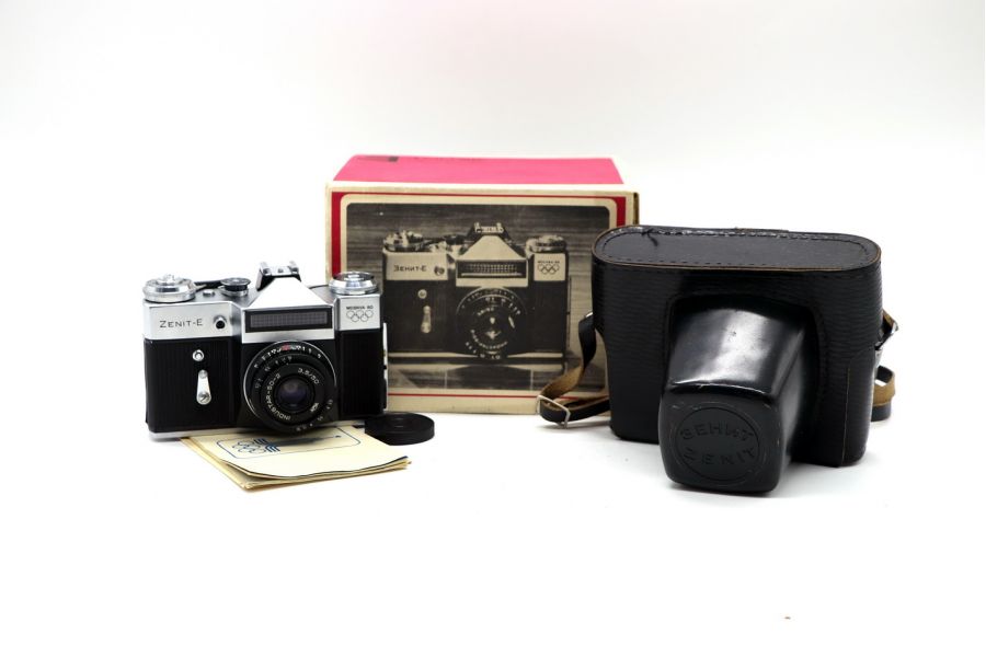 Зенит Е Москва-1980 + индустар 50-2 в упаковке