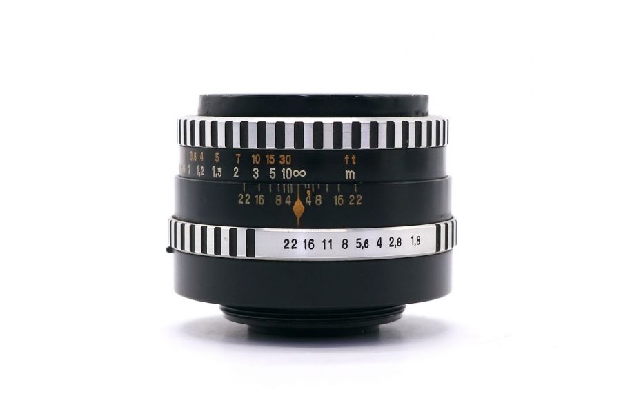 Pancolar 1.8/50 зебра M42 Carl Zeiss Jena DDR б.