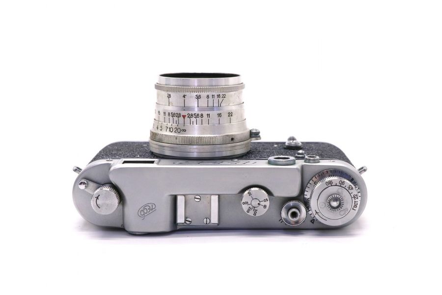 Фэд 2 + Индустар-26М синий в упаковке (СССР, 1971г)