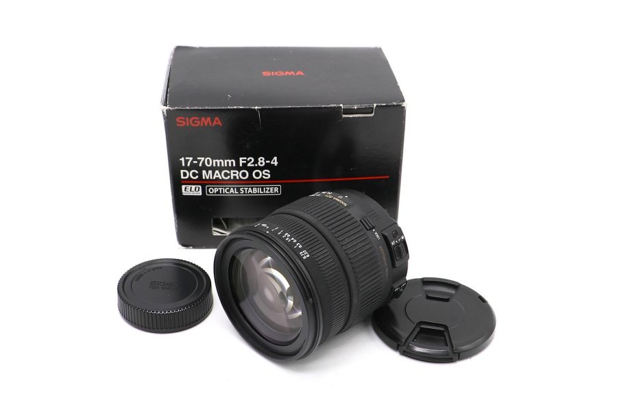 Sigma AF 17-70mm f/2.8-4 DC MACRO OS HSM Nikon F в упаковке
