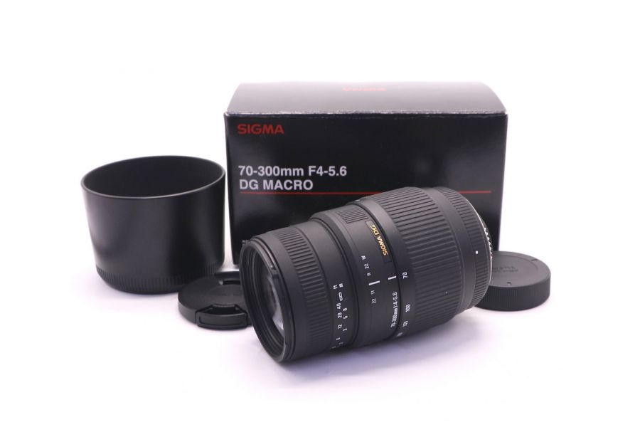 Sigma AF 70-300mm f/4-5.6 DG Macro for Nikon в упаковке