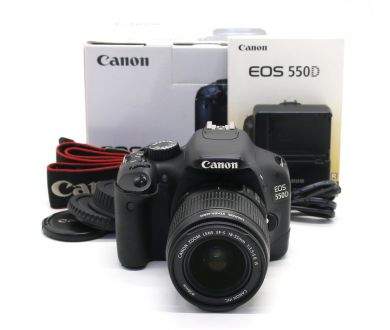 Canon EOS 550D kit в упаковке (пробег 41525 кадров)