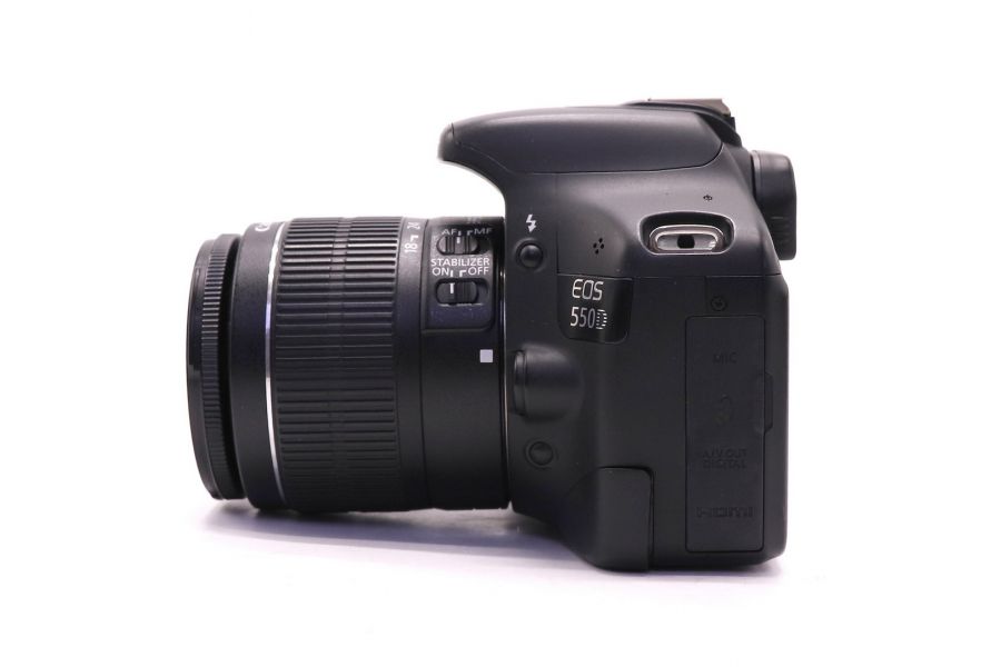Canon EOS 550D kit в упаковке (пробег 17555 кадров)