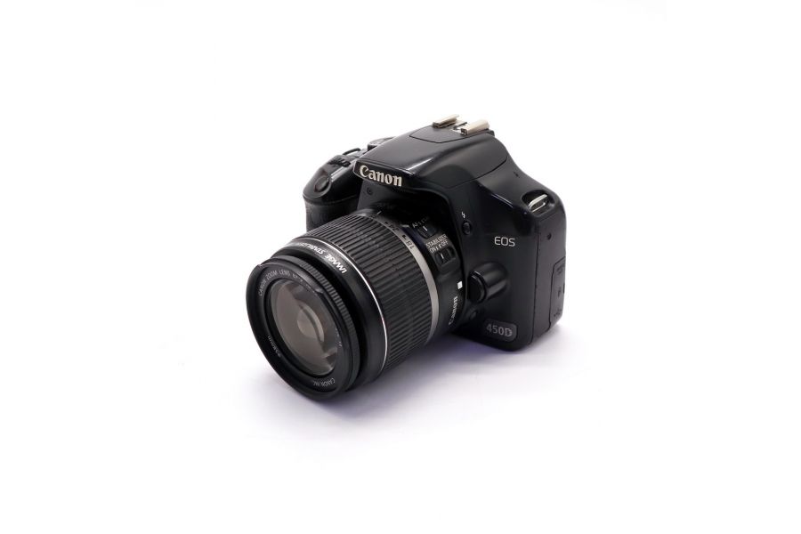 Canon EOS 450D kit в упаковке (пробег 23435 кадров)