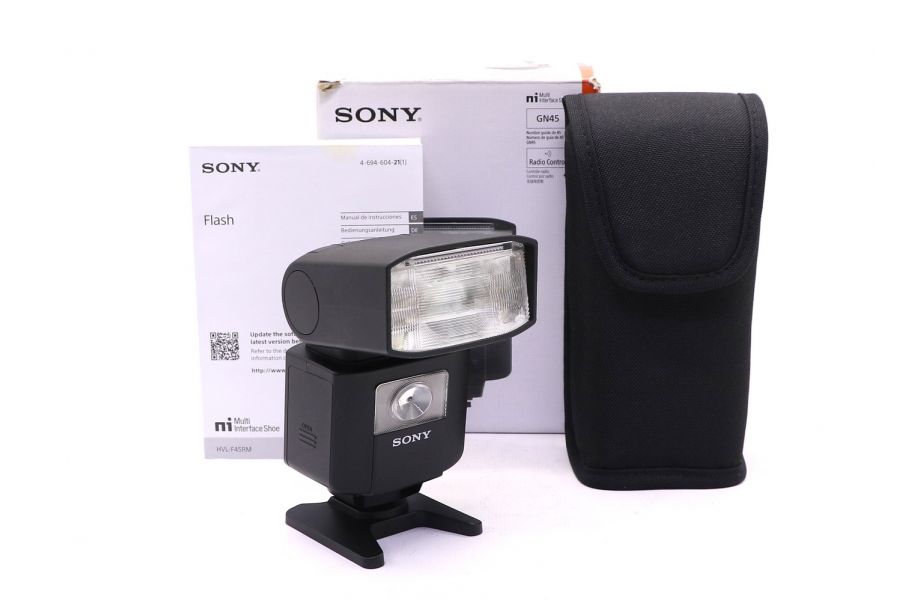Фотовспышка Sony HVL-F45RM в упаковке