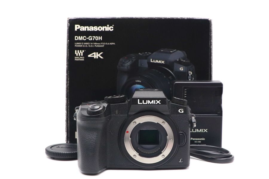 Panasonic Lumix DMC-G70H body в упаковке (пробег 8880 кадров)