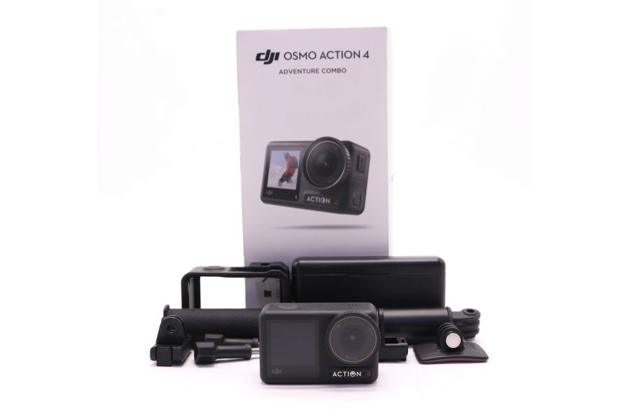 Экшен-камера Dji Osmo Action 4 в упаковке