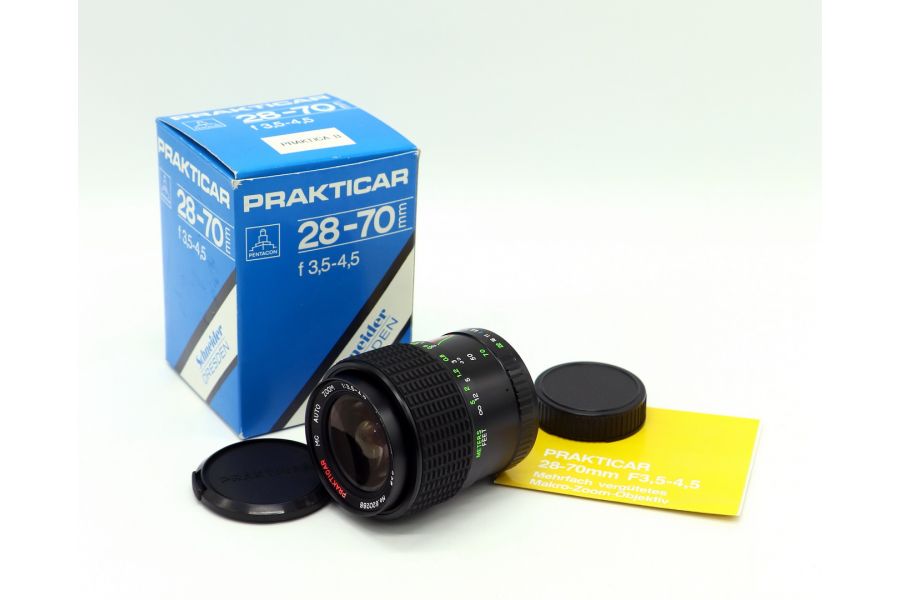 Prakticar MC 28-70mm f/3.5-4.5 Auto Zoom в упаковке