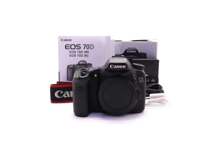 Canon EOS 70D body в упаковке (пробег 32150 кадров)