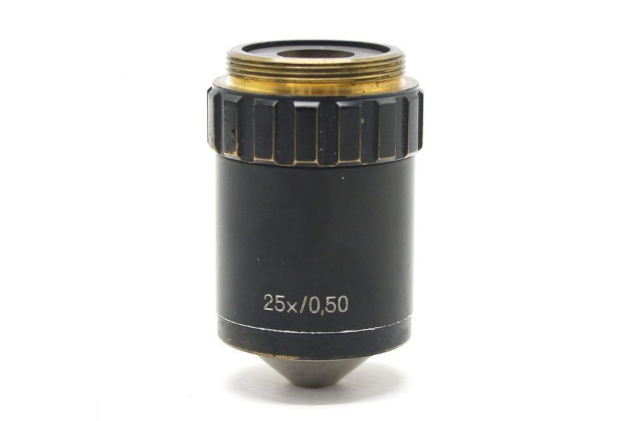 Объектив микроскопа Carl Zeiss Jena GF-Planachromat 25x/0,50 (Germany)