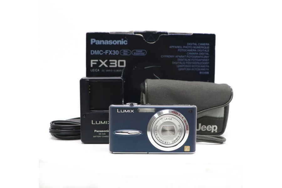Panasonic Lumix DMC-FX30 в упаковке