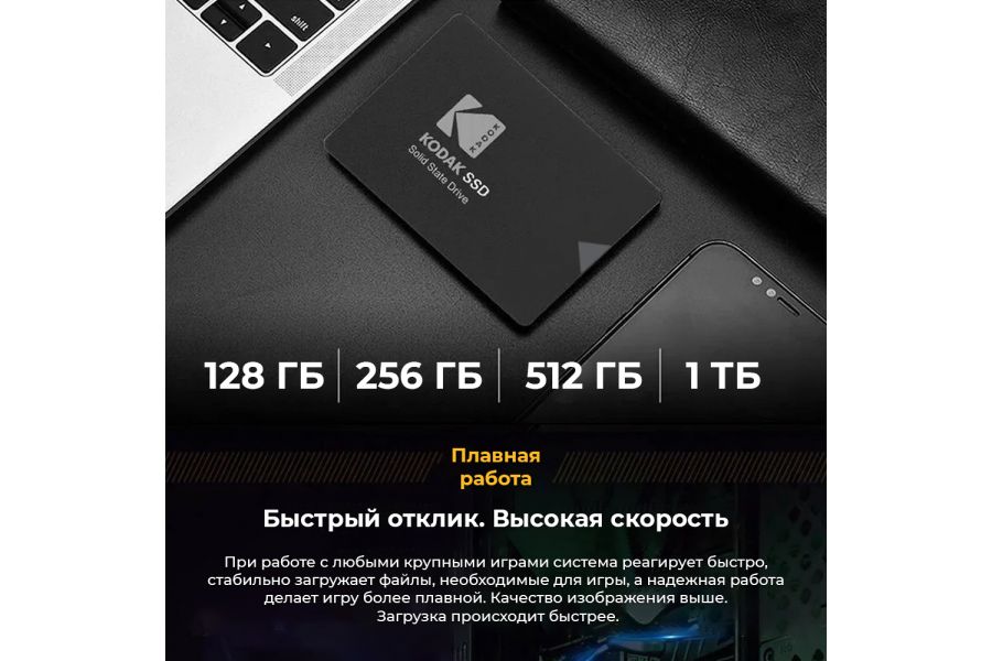 SSD накопитель Kodak X130 PRO 256GB