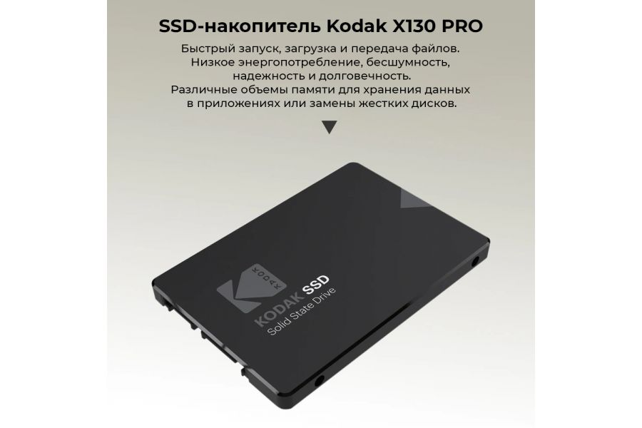 SSD накопитель Kodak X130 PRO 256GB