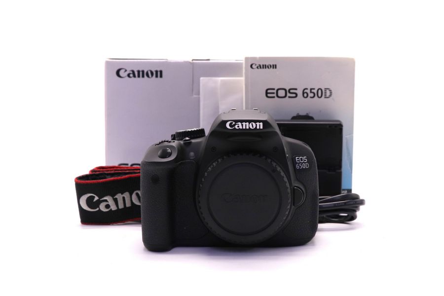 Canon EOS 650D body в упаковке (пробег 10530 кадров)