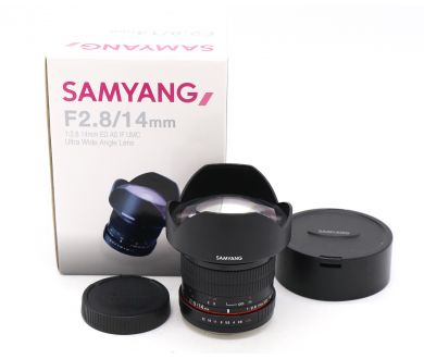 Samyang 14mm f/2.8 ED AS IF UMC Canon EF в упаковке