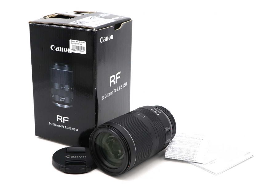 Canon RF 24-240mm f/4-6.3 IS USM в упаковке
