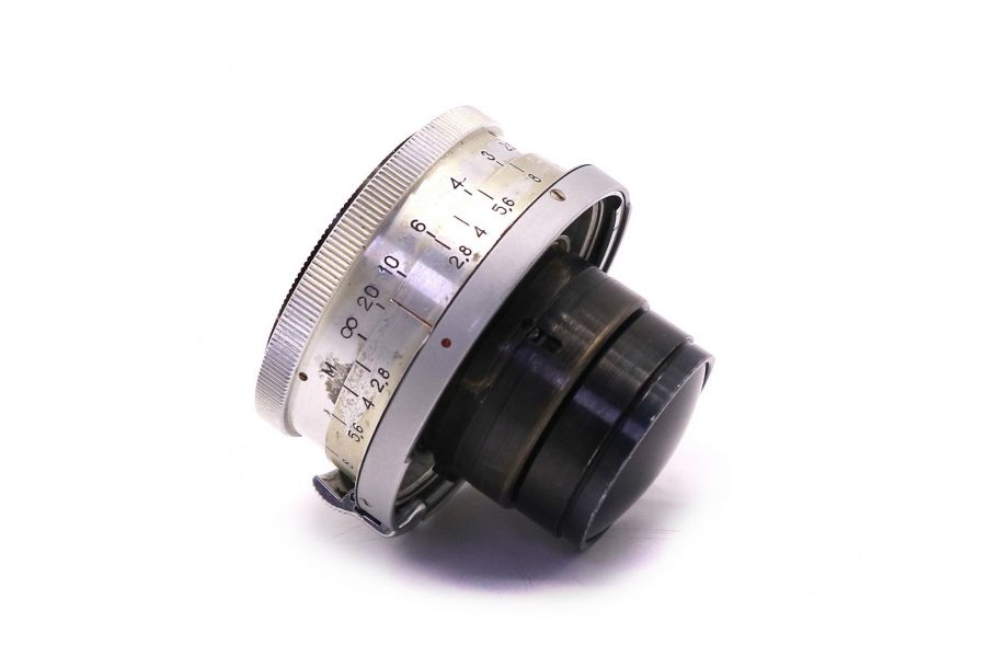 Юпитер-12 2.8/35 silver Contax RF/ Киев (СССР, 1960)