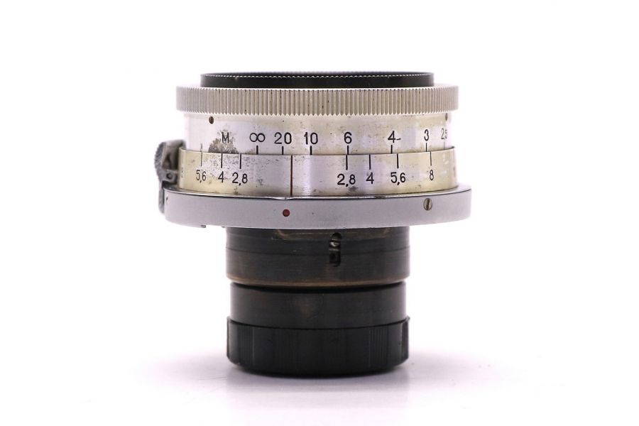 Юпитер-12 2.8/35 silver Contax RF/ Киев (СССР, 1960)