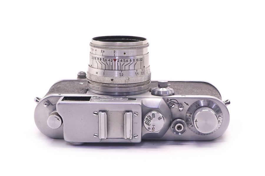 Зоркий 3 + Юпитер-8 поводок в упаковке (КМЗ, 1954)