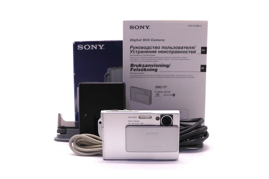 Sony Cyber-Shot DSC-T7 в упаковке