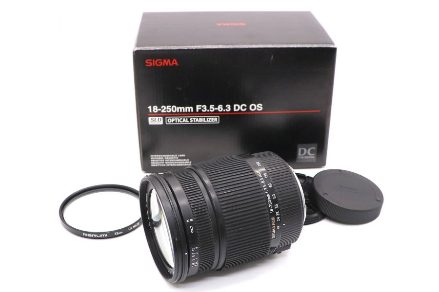 Sigma AF 18-250mm f/3.5-6.3 DC OS HSM for Canon в упаковке