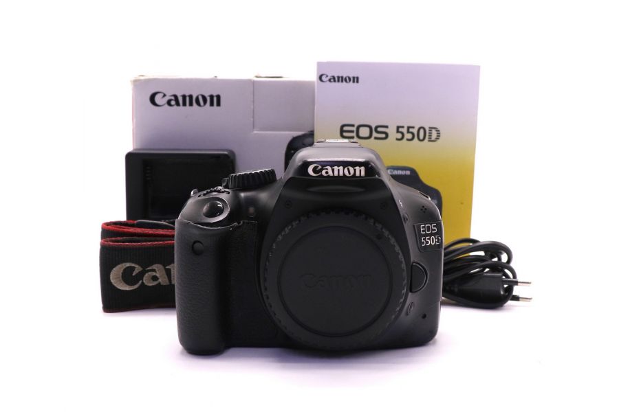 Canon EOS 550D body в упаковке (пробег 37000 кадров)