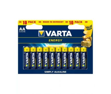Батарейка алкалиновая VARTA ENERGY LR6 (AA) 10 штук в упаковке 