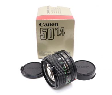 Canon FD 50mm f/1.4 в упаковке