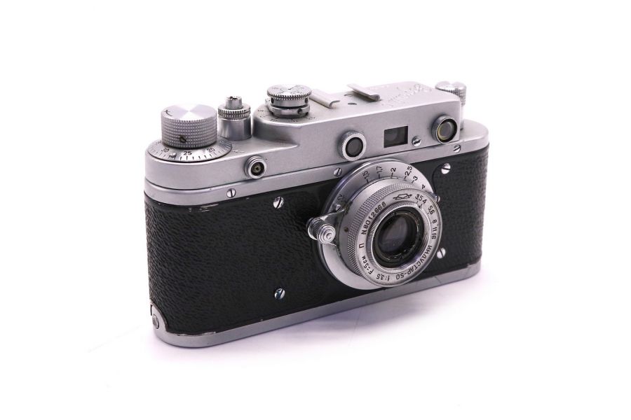 Зоркий С + Индустар-50 тубусный (СССР, 1957)