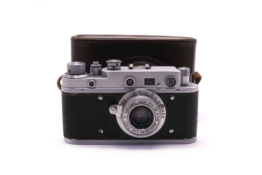 Зоркий С + Индустар-50 тубусный (СССР, 1957)