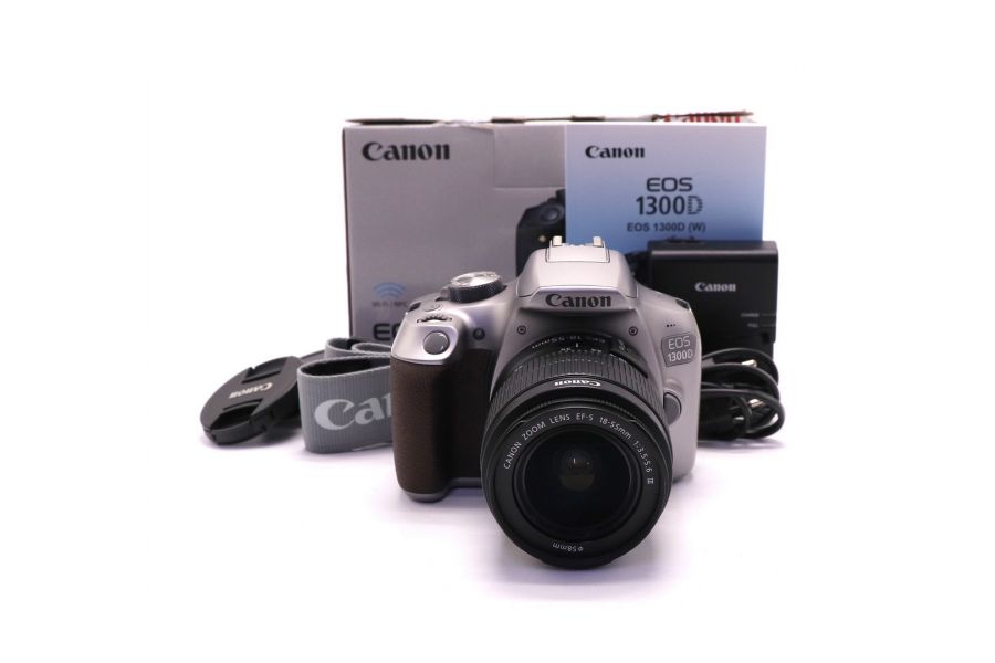 Canon EOS 1300D kit в упаковке (пробег 835 кадров)