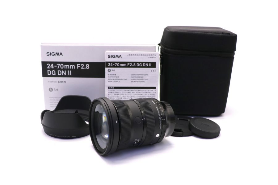 Sigma AF 24-70 mm F2.8 DG DN II art Sony E в упаковке