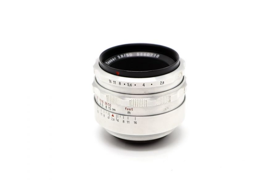 Tessar 2.8/50 Carl Zeiss Jena silver М42 (Germany)