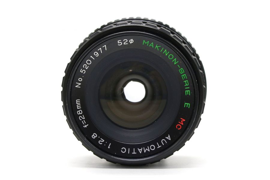 Makinon-Serie E 28mm f/2.8 Automatic MC Pentax K в упаковке