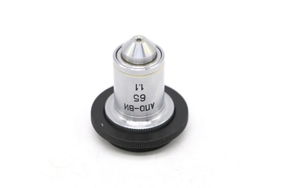 Объектив микроскопа ЛОМО АПО-ВИ 65х1.1 Л