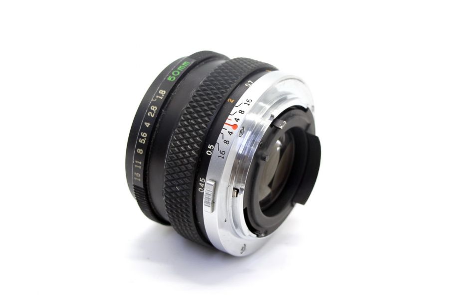 Olympus OM-System F.Zuiko Auto-S 50mm f/1.8 (Japan, 1974)