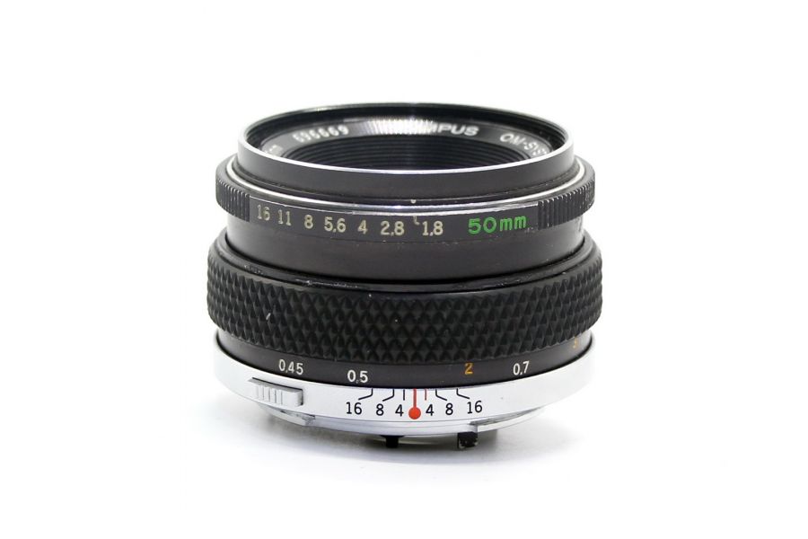 Olympus OM-System F.Zuiko Auto-S 50mm f/1.8 (Japan, 1974)