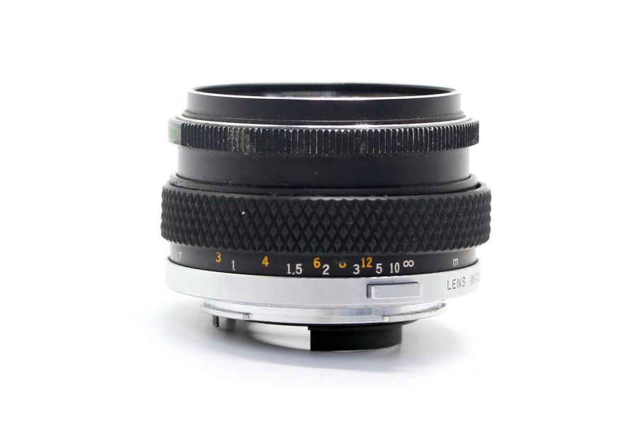 Olympus OM-System F.Zuiko Auto-S 50mm f/1.8 (Japan, 1974)