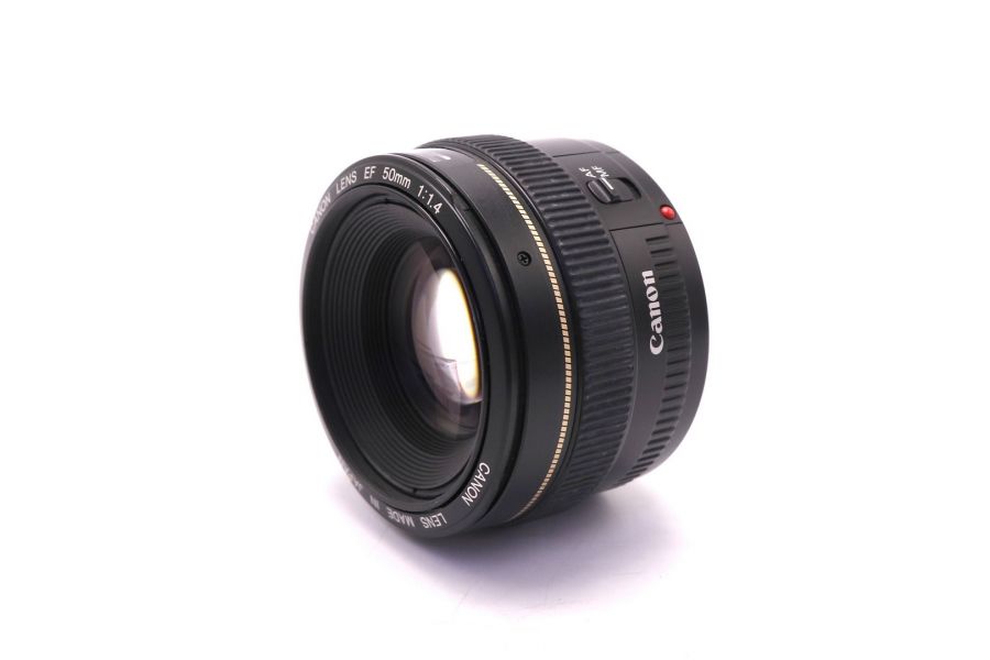 Canon EF 50mm f/1.4 USM в упаковке (Malaysia, 2015)